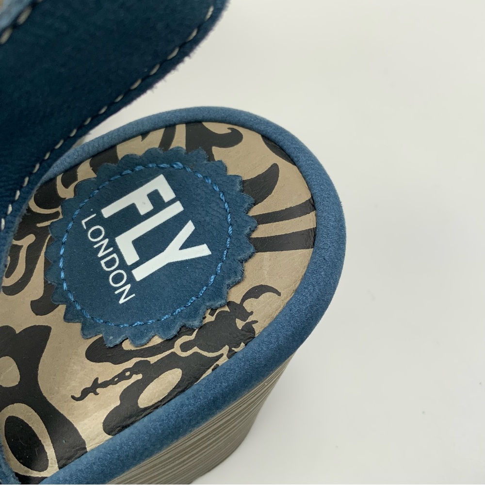 Fly London Wome 118Fly Blue Leather. Size 42. - Picture 6 of 9